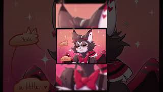 angel dust does husks makeup!  - hazbin hotel comic dub