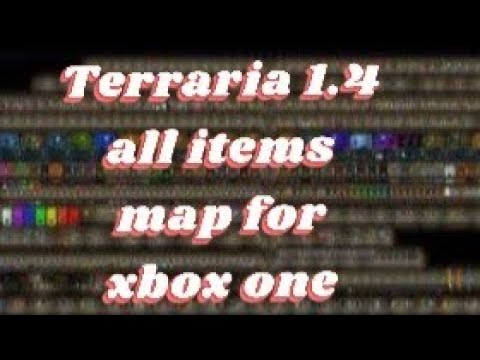 2022 HOW TO GET AN TERRARIA 1.4 ALL ITEMS MAP ON XBOX ONE !