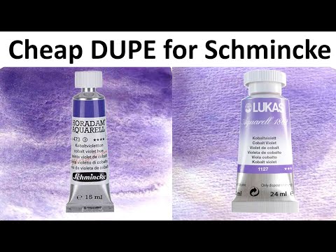 Cheap DUPE for Schmincke Horadam Cobalt Violet hue PV62 - Lukas