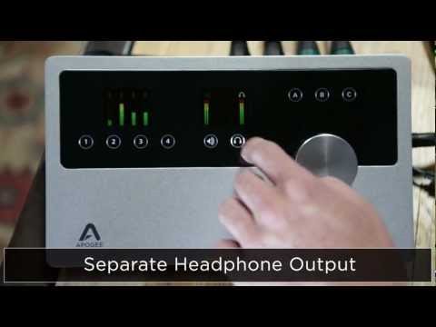 Apogee Quartet - 4 IN x 8 OUT audio interface and control center for Mac