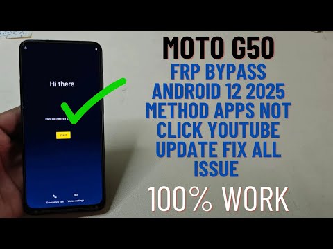 Moto G50 FRP Bypass Android 12 | Latest 100% Working Method – No PC, No SIM