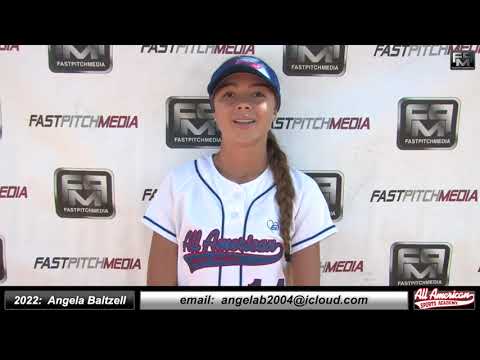 2022 Angela Baltzell committed trinity university Shortstop and Outfield Softball Skills Video