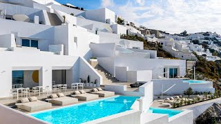 Saint Santorini, Greece - Most Exclusive Hotel in Santorini | 4K Tour & Vlog