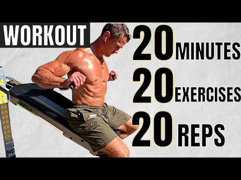 Total Gym 20 Minute Total Body Workout 20 Exercises x 20 Reps