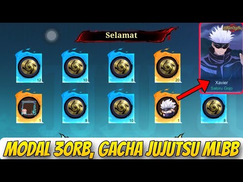 MODAL 30RIBU GACHA JUJUTSU x MLBB🔥, TOLOONG BERIKAN AKU SATORU GOJO