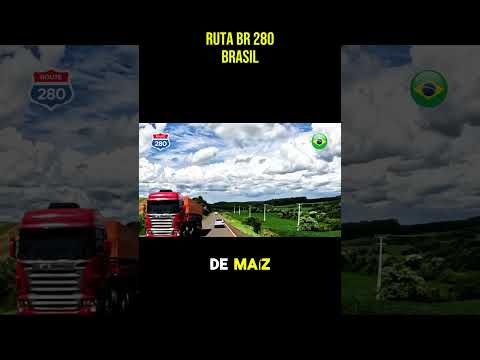 Ruta BR 280 Brasil #santacatarinabrasil #paraná #brasil #latinoamerica   #rutasdeviaje #argentina