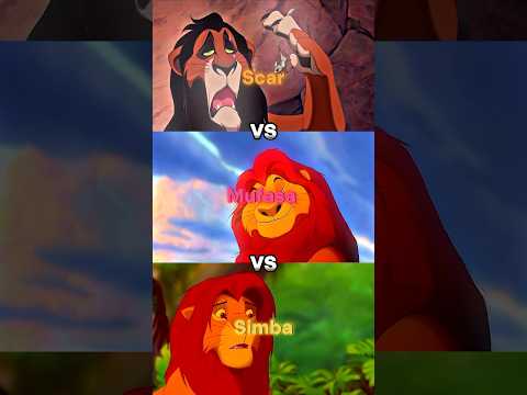 Mufasa vs Scar vs Simba in terms of writing