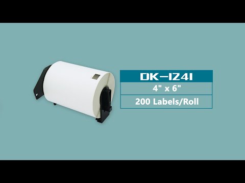 Brother DK-1241 Shipping Labels Size:4" x 6"(101mm x 152mm)