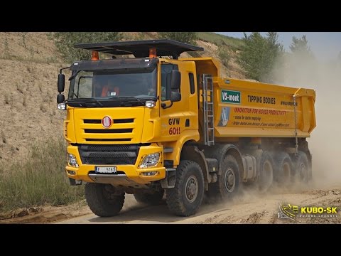 New TATRA Phoenix 510 Euro 6 10x10 work machine - test drive