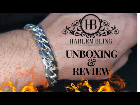 Harlem Bling's 999 Silver 12mm Miami Cuban Link Bracelet | Unboxing & Review!