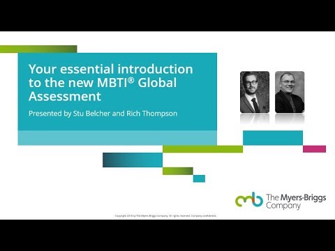 Your essential introduction to the new MBTI® Global Assessment