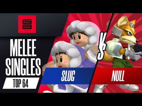 Slug vs Null - Top 64 Melee Singles - G8 | Ice Climbers vs Fox