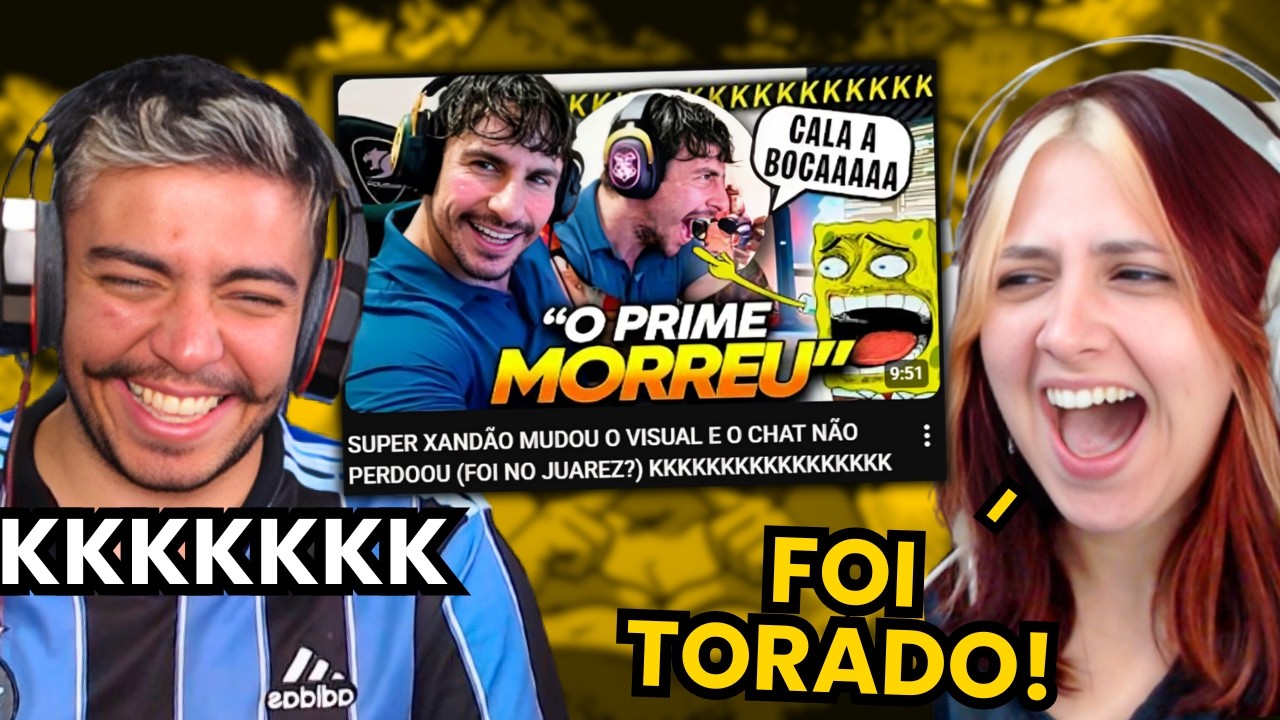 SUPER XANDÃO MUDOU O VISUAL E O CHAT NÃO PERDOOU (FOI NO JUAREZ?) KKKKKKKKKKKKKKKKK | REACT