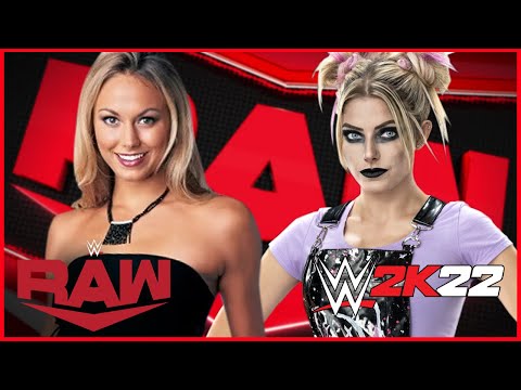 WWE 2K22 Raw - Stacy Keibler vs Alexa Bliss