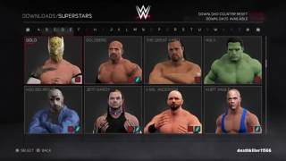 WWE 2K17 Downloading Superstars