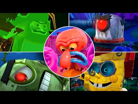 Evolution of Final Bosses in 3D SpongeBob Games (2002-2023) [4K]
