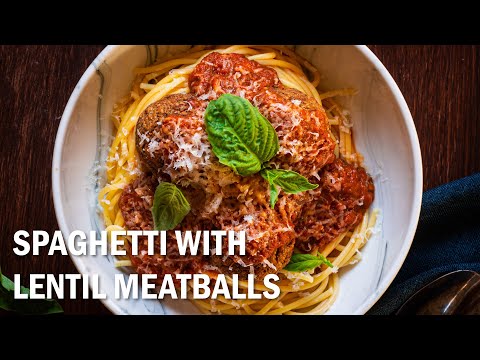 Spaghetti with Lentil Meatballs