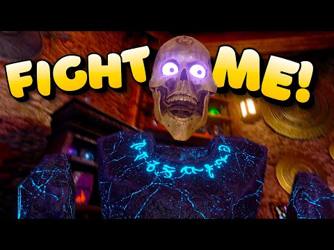 Fighting SKULLY in His NEW BODY!? | Waltz of the Wizard VR Funny Moments