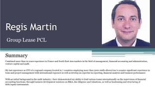 Regis Martin GL / Regis Martin Group Lease PCL
