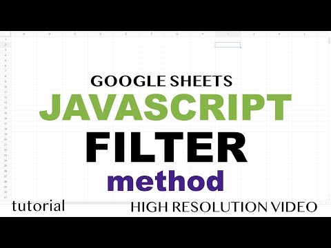 JavaScript Arrays Methods Part 1 Google Sheets Apps Script Tutorial