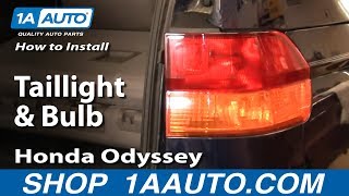 How to Replace Tail Light 02-04 Honda Odyssey