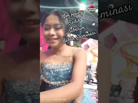 Nok Aping is sad to meet his brother #aprilcirebon #dedeapril #dangdutacademy7