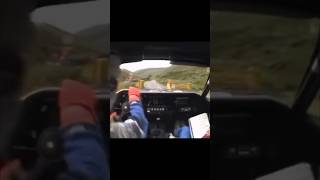 “Dear God” 😦 Ari Vatanen and his navigator squeezing through a gate. #dukevideo #getsendy