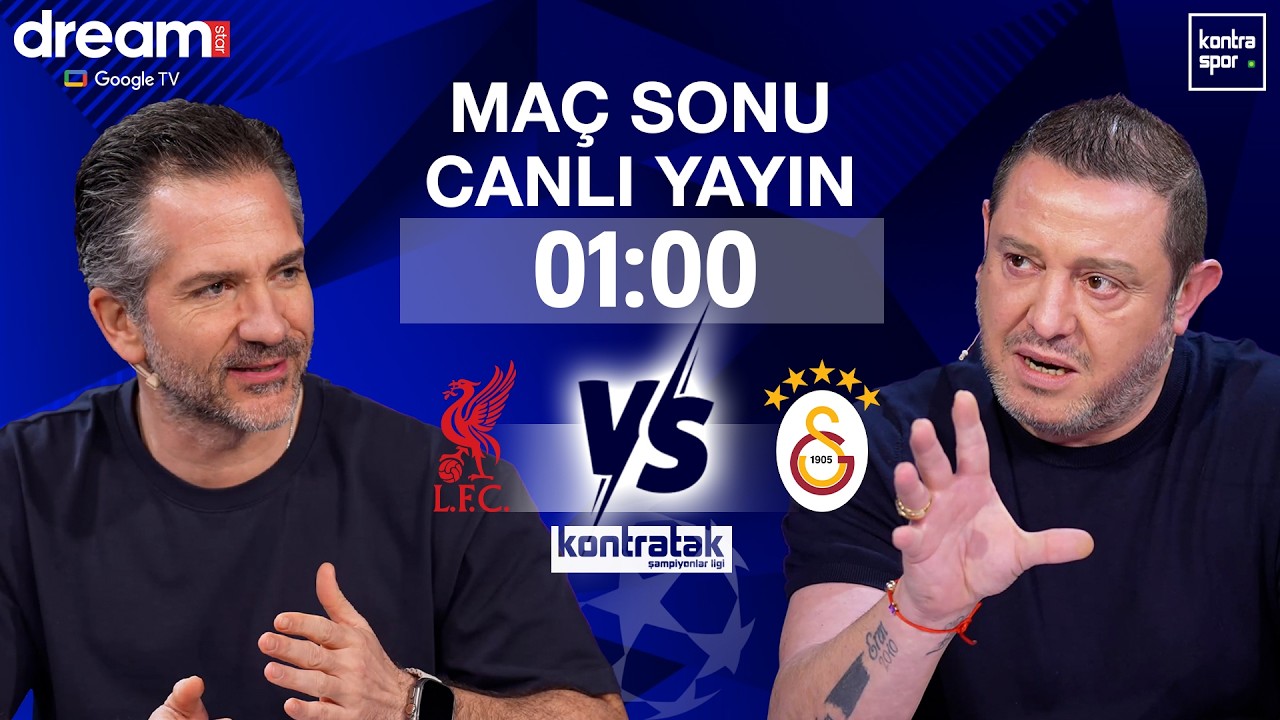 🔴 CANLI | Liverpool - Galatasaray Maç Sonu | Nihat Kahveci, Nebil Evren | Kontratak