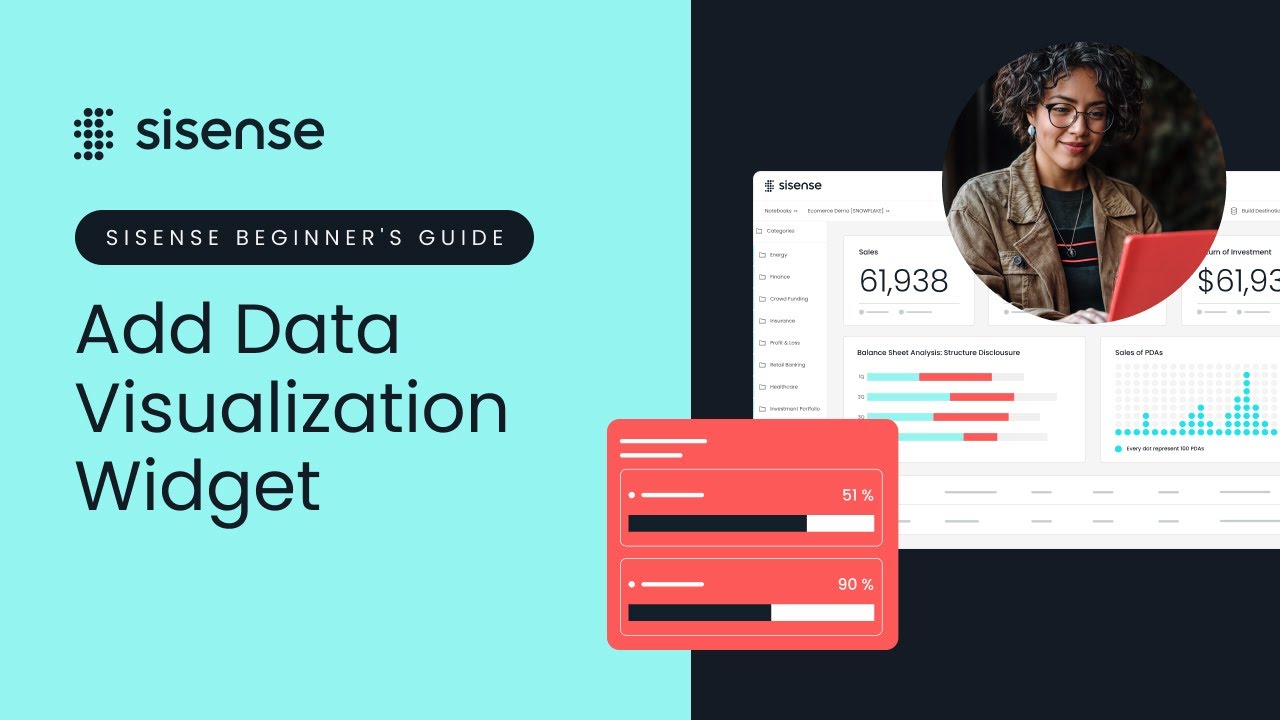 Add Data Visualization Widget | Sisense Beginner's Guide