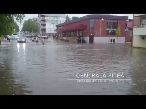 Åskväder i Piteå 28 juli 2014