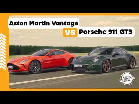 Aston Martin Vantage vs. Porsche 911 GT3: German purism vs. British elegance // Auto Arena 1/2