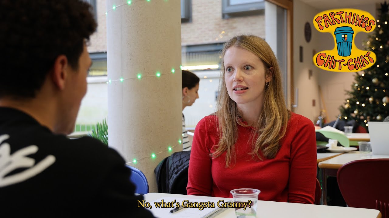 Oxford History Tutor And Em Student Walk Into The College Cafe ...
