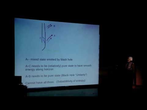 The Black Hole Firewall Paradox explained in technical terms - Bill Unruh