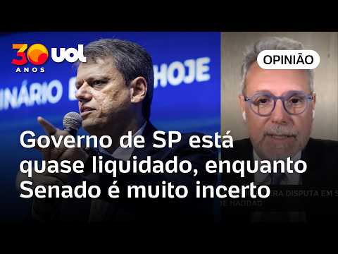 Só reviravolta faria Tarcísio não ser eleito no 1º turno em SP; senado está indefinido | Toledo