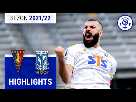 Pogoń Szczecin - Lech Poznań 0:3 | SKRÓT | Ekstraklasa 2021/22 | 23. Kolejka
