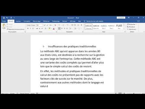 contrôle de gestion I CAE traitement des charges indirectes