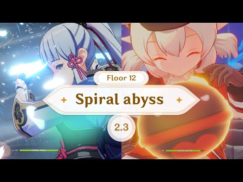 Genshin Impact Spiral abyss 2.3 - Ayaka & Klee