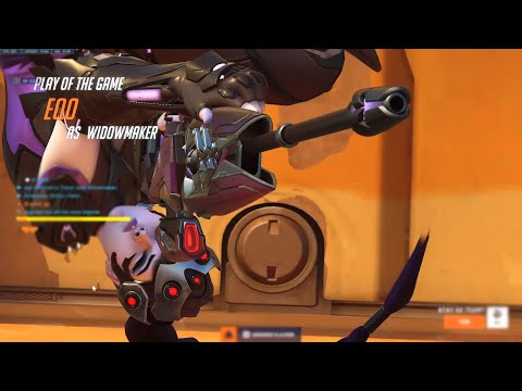 EQO PRO WIDOW AND SOMBRA - POTG! [ OVERWATCH 2 SEASON 4 TOP 500 ]