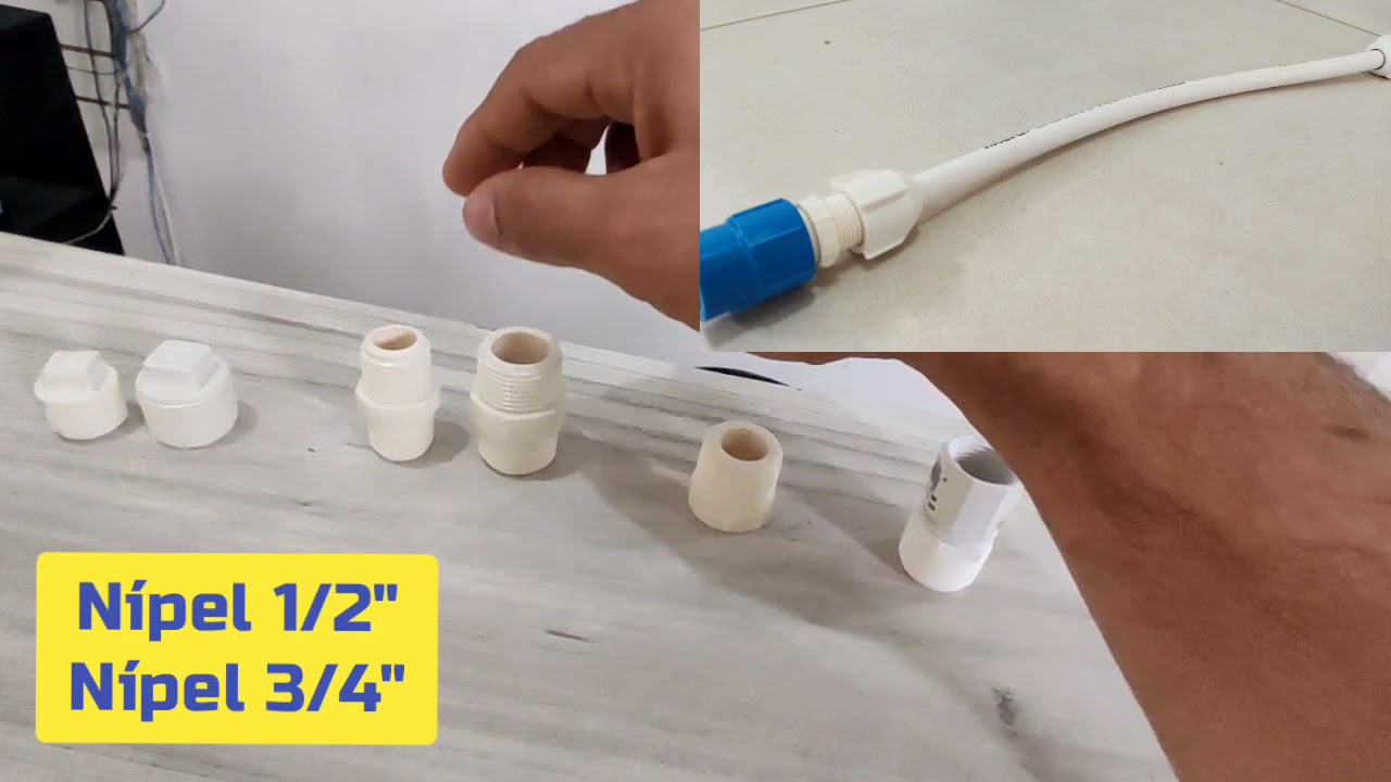 Nípel, plug, bucha de redução e prolongador, conheça cada peça hidráulica