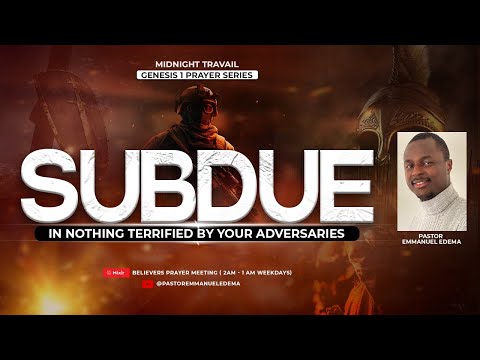 MIDNIGHT TRAVAIL | GENESIS 1 PRAYER SERIES | 24TH AUGUST 2023 | Pastor Emmanuel Edema