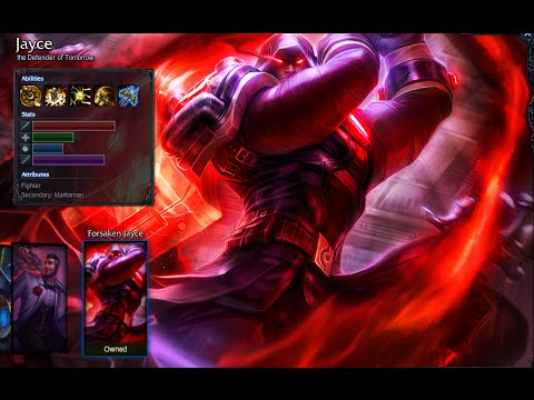 Forsaken Jayce Skin Spotlight Gameplay 1080p HD
