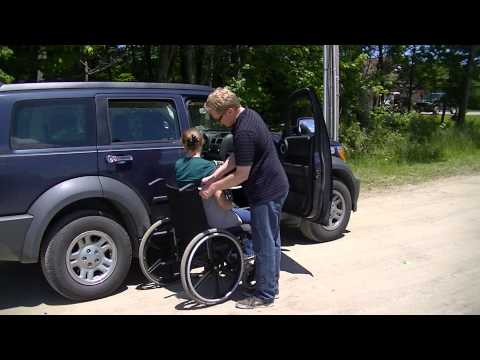 Multi-Lift Disability Handicap Lift and Speedy-Bar in Jeep liberty/Dodge Nitro - right front