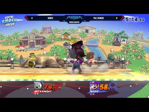 MSM 166 - Viibes (Metaknight) vs TS4 | M4kos (Mario) Winners Quarters - Smash 4