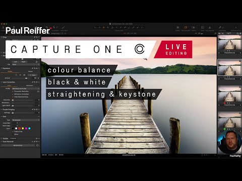 Capture One Live Editing Sessions : 1st July 2025 (Levels, Contrast, Balance, B&W Editing, Masks)
