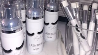 How to make your own lash cleanser!! | Retail products.