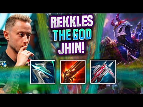 REKKLES IS A GOD WITH JHIN! - KC Rekkles Plays Jhin ADC vs Ezreal! | Season 2022