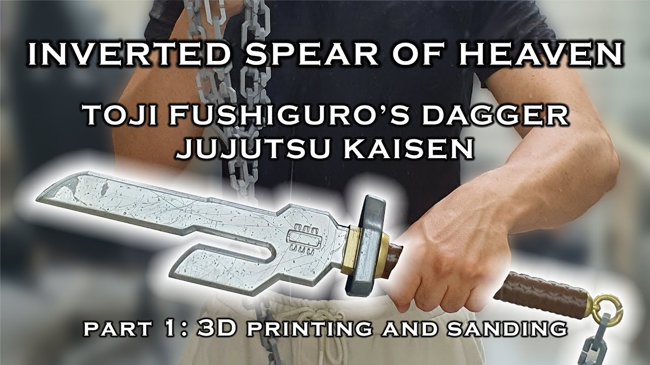 Toji Fushiguro Dagger -- Jujutsu Kaisen -- Inverted Spears of Heaven -- 3D Printable Cosplay Prop 3D Print Model