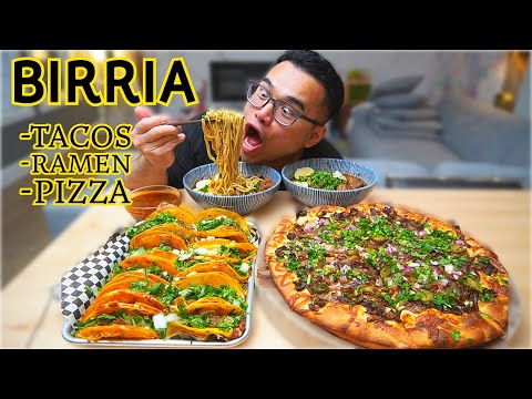 BIRRIA TACOS, BIRRIA RAMEN , BIRRIA PIZZA All In One Recipe