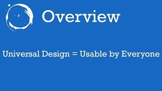 Universal Design Basics