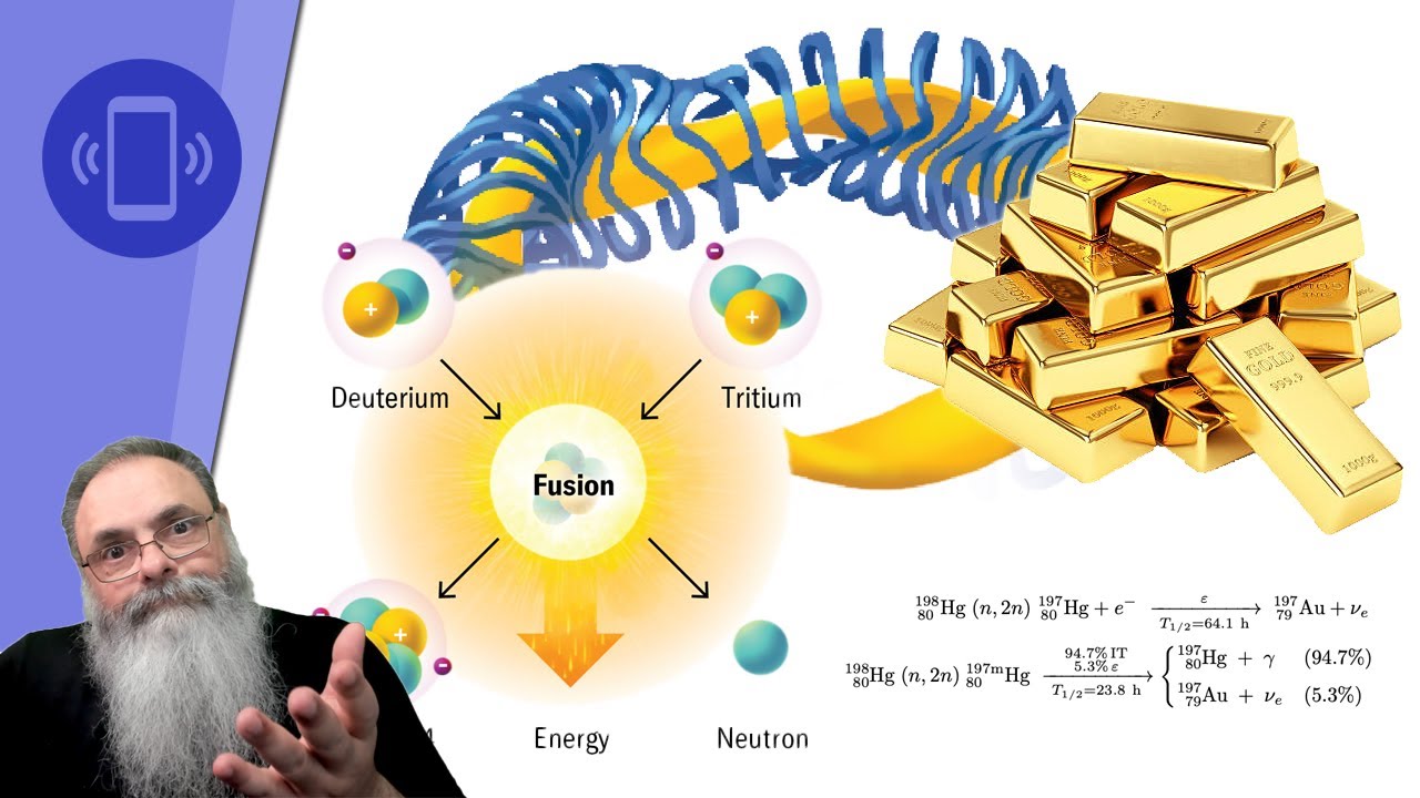 PESQUISADORES descobrem como PRODUZIR OURO como SUBPRODUTO GRÁTIS de REATORES de FUSÃO NUCLEAR